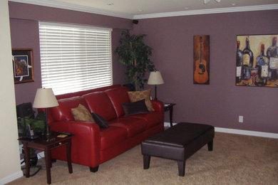 Family room - contemporary family room idea in San Francisco