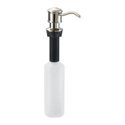 Designers Impressions - Satin Nickel Soap Dispenser - Soap & Lotion Dispensers