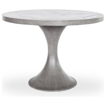 Nathan 43" Round Concrete Dining Table