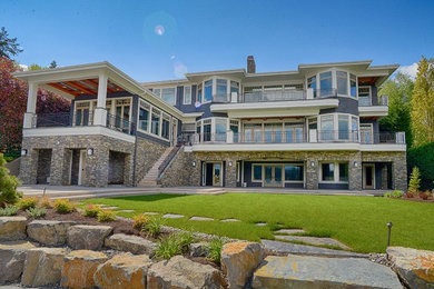Inspiration for a contemporary home design remodel in Seattle
