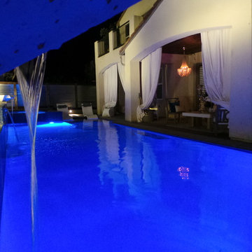Back Yard Swimming Pool After