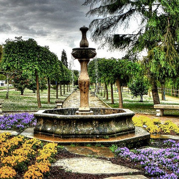 Exterior water Fountains for Pools and Walls, Mediterranean Style