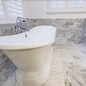 Award Winning McCallum Marble Master Bathroom