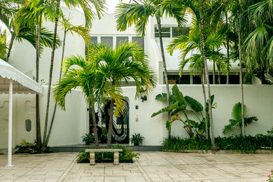 Tropical exterior in Miami.