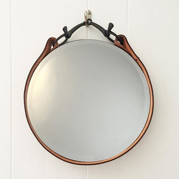 Handcrafted Leather Equestrian Mirrors