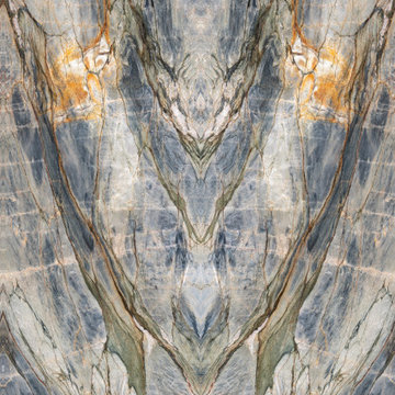 Tempest Blue Quartzite BOOKMATCH