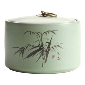 Modern Kitchen Storage Containers Ceramics Tea Canister Jar