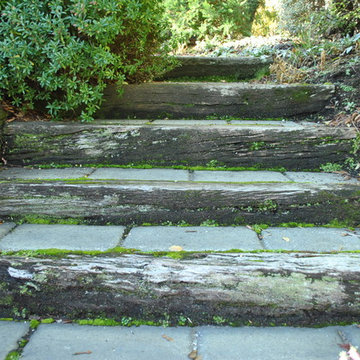 Mr and Mrs Stewarts Railway Sleeper Garden