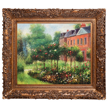 The Rose Garden at Wargemont, 1879, Burgeon Gold Frame 20"x24"