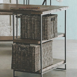 Roost Rustic Willow Desk Baskets - Set/4 - SKU: BA132 - Media Storage