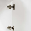 Virtu Carino 16" Single Square Sink Gloss White Top Vanity, GW w/ PC Faucet