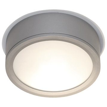WAC Lighting Tube 12" Indoor or Outdoor LED Flush Mount, Graphite