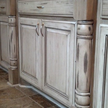 Neutral color  diamond design tile work