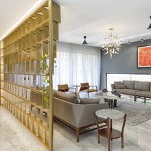 Ahmedabad Houzz: Grey Brings This Renovated Bungalow to Life