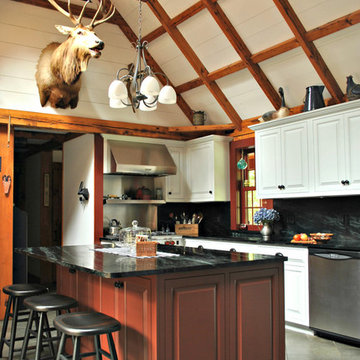 Rustic Lodge Kitchen - Leominster, MA