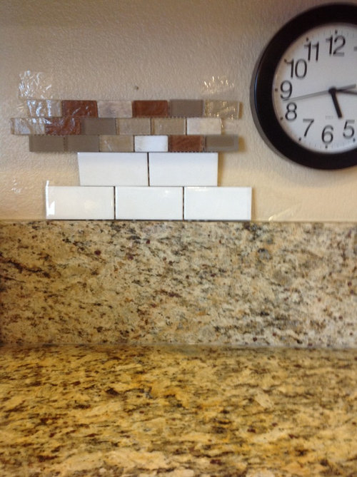 Remove 6" granite backsplash before adding tile?