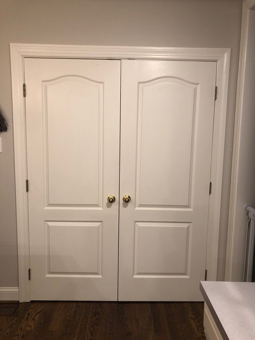 What interior door hardware color?