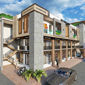 "MANORAM COMPLEX" Commercial design as well as planning for Ms rama