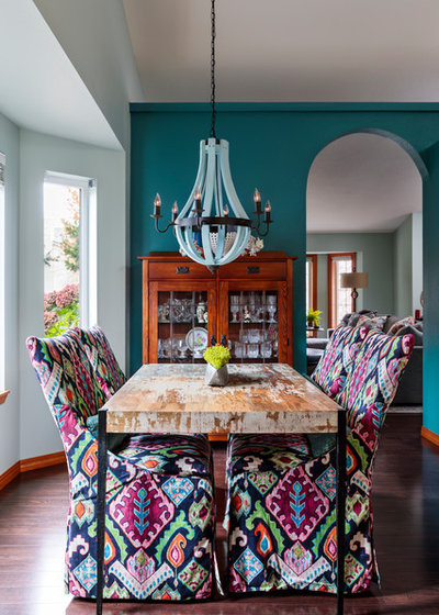 Eclectic Dining Room by Angela Todd Studios | Portland, OR