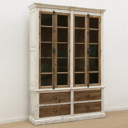 Brucs White Natural Pine Cabinet - Display Cabinets & Dressers