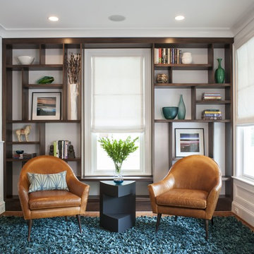 Walnut built-in furniture