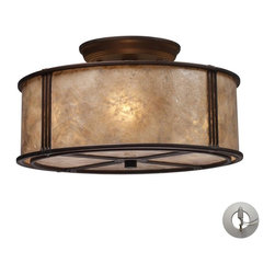 Elk Lighting - Barringer Semi Flush - Flush-mount Ceiling Lighting