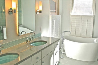 Bathroom - modern bathroom idea in DC Metro
