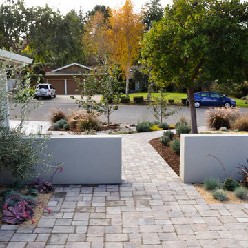 Modern Desert Style: a Water-Wise Front Yard Patio & Garden