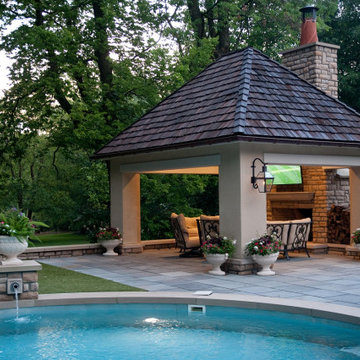 Pool house & pavilion