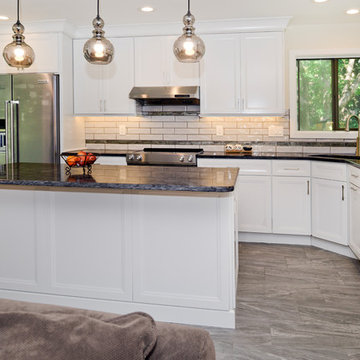 Enjoying of a Comfortable New Sunroom and a Beatiful New Kitchen Remodel in VA