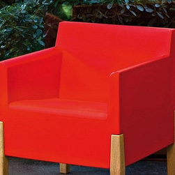 Kubric Outdoor Armchair by Serralunga - Outdoor Lounge Chairs