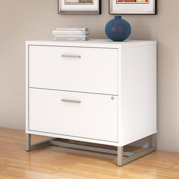 Office by kathy ireland Method Lateral File Cabinet, Assembled, White