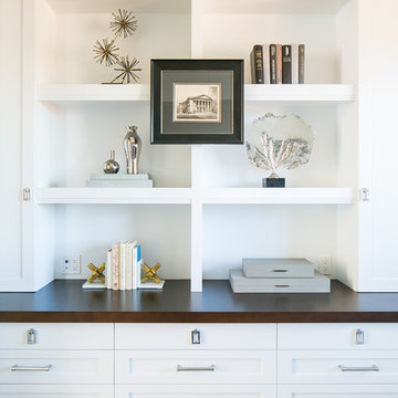 Painted White Built-in's