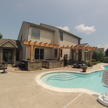 Poolside Kitchen & Entertaining Area