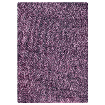 Hand Woven Lilac New Zealand Wool Area Rug