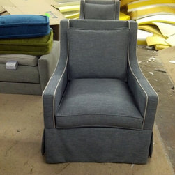 Cara Chair w/ Skirt - Armchairs And Accent Chairs