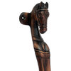 NOVICA Greeting Horse And Copper Plated Door Pull