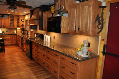 Inspiration for a rustic kitchen remodel in Austin