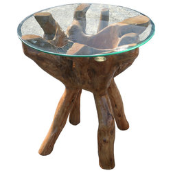 Rustic Side Tables And End Tables by Chic Teak