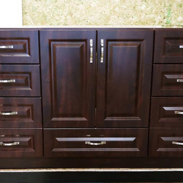 Profile E Cabinets in Chocolate Pear