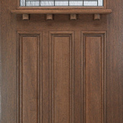 Arts & Crafts / Craftsman Wood Doors #WP702P-1 - Front Doors