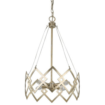 Acclaim Nora 4-Light Chandelier IN11397WG - Washed Gold