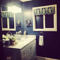 Custom Window Treatments - Roman Shades