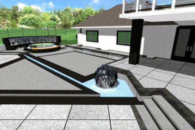 3d Conceptual Design of Vario Pool Floor in Up Position