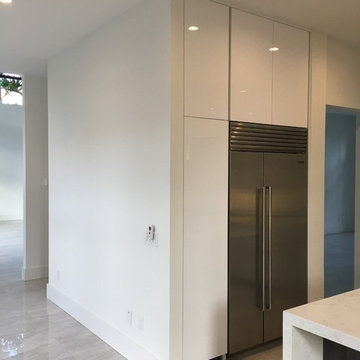 Boca Raton High Gloss White Acrylic Kitchen Cabinetry