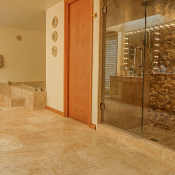Master Bathroom Oasis in Natural Stone