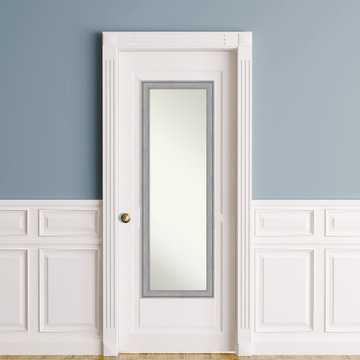 On The Door Full Length Wall Mirror, Graywash