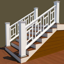 Deck and Deck Railing