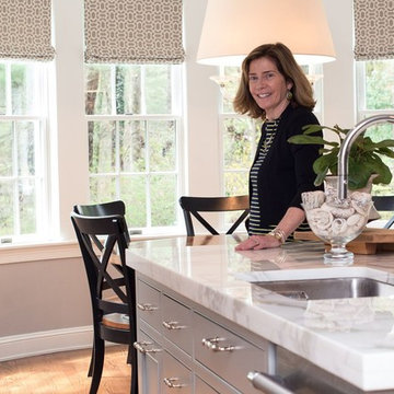 Elegance and a modern twist in Needham Kitchen.