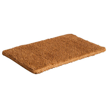 Outdoor Coco Coir Natural Doormat 1" Thick, 18"x30"